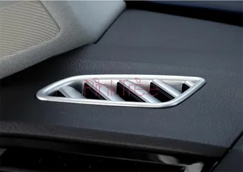 

2019 ABS Chrome Interior Dashboard Air Conditioner Outlet Trim A/C Vent Frame Panel For Audi Q3 Car Styling Accessories