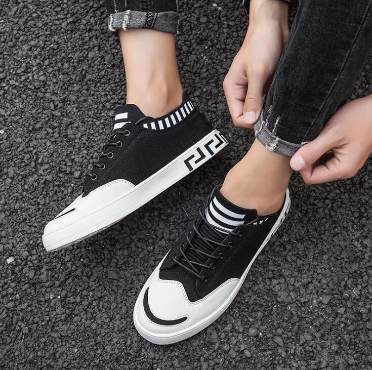 JD 0888 de deporte para hombre, zapatillas de lona plat, para correr hombre, zapatillas para hombre, tenis para hombre, zapatos informales para caminar|Zapatos informales de - AliExpress