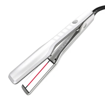 

Ceramic Flat Iron for hair Professional 1 inch Hair Straightener dual voltage with Infrared Heat Technology for Travel