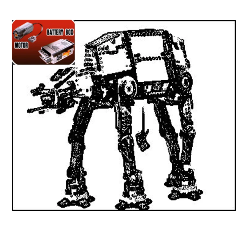 

05050 Star Force War Awaken The AT-AT Transportation Armored Robot With Motor Building Blocks Bricks Toys 10178 Birthday Gifts