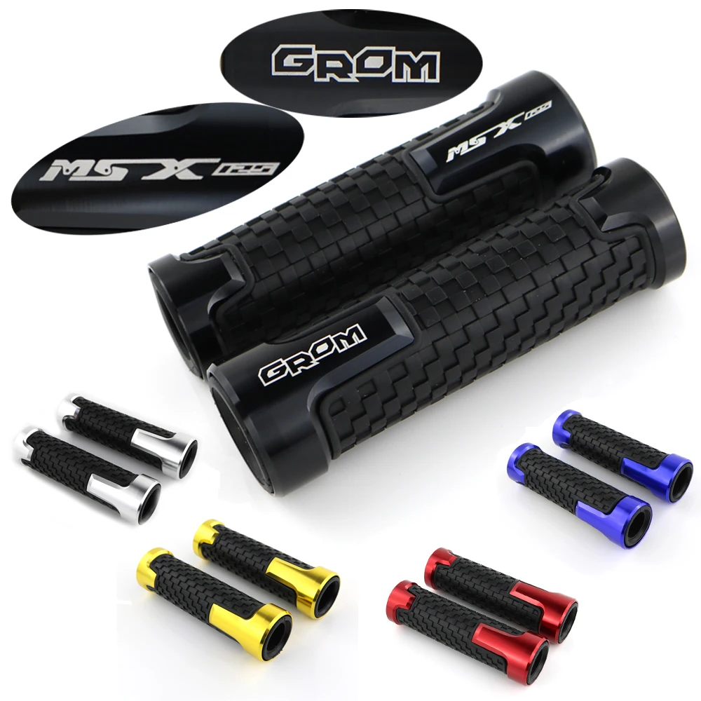 

Motorcycle CNC Aluminum and Rubber Handle Bar Grips Handle Bar Grip For Honda GROM MSX125