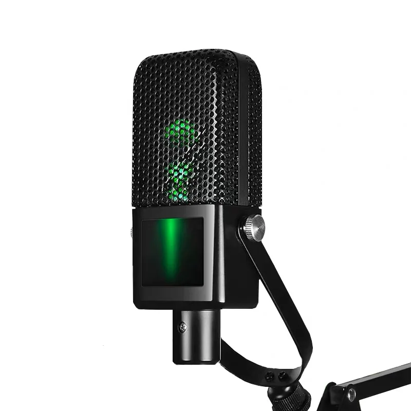 

GGMM Condenser Microphone with Real-time Monitoring Large Diaphragm Condenser Microphones for Computer Laptop Mac Broadcasting