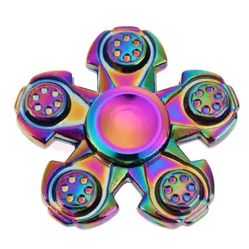 

Luminous Fidget Spinners Colorful Rainbow Fidget Spinner Spinner Metal Hand Spinner For Autism Rotation Anti Stress Toys for Kid