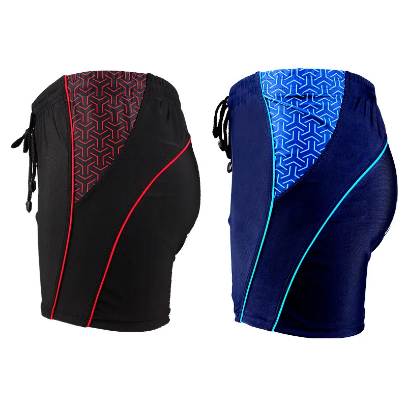 

2019 New Style Swimming Trunks Shorts Leveling Feet Printed Ultra-stretch Boxer Swimming Trunks Fashion Hot Springs Swimming Tru