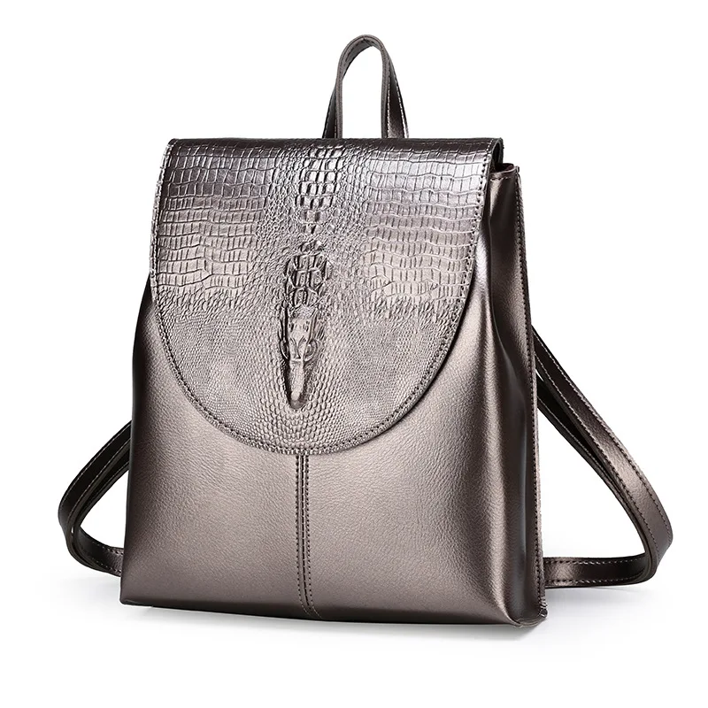 

2020 Classic Female Backpack Fashion Retro Korea Casual Women PU Leather Back pack Cross Shoulder School Bags