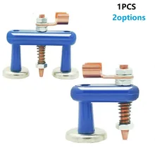

Single Double Support Head Ground Clamp Welding Magnet Head Magnetic Support Clamp Holder Fixture Strong Welder