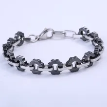 LOSTSOUL уникальный цветок сливы Форма выдалбливают керамики нежный европейский стиль для женщин нержавеющая сталь простой элегантный браслет