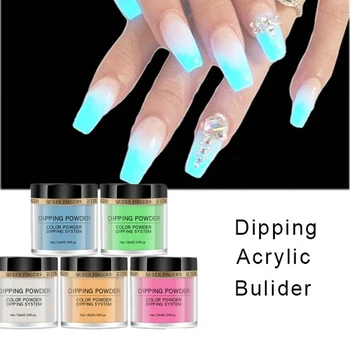 

10ML Night Luminous Dipping Nail Powder Glitter Pigment Shining Natural Dry Nail Art GEL Polish Decorations nail polish glitter