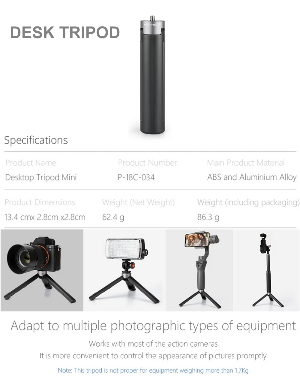 6 вариантов PGYTECH DJI OSMO Карманный держатель для телефона крепление-Стабилизатор переходник для DJI OSMO Карманный карданный стабилизатор аксессуары