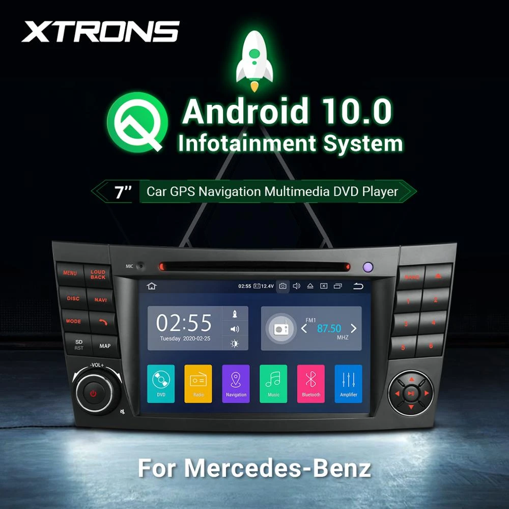 US 8" Android 10 GPS Car Radio Canbus for Mercedes Benz W211 W219 CLS 2002-2008 US 8" Android 10 GPS Car Radio Canbus for Mercedes Benz W211 W219 CLS 2002-2008