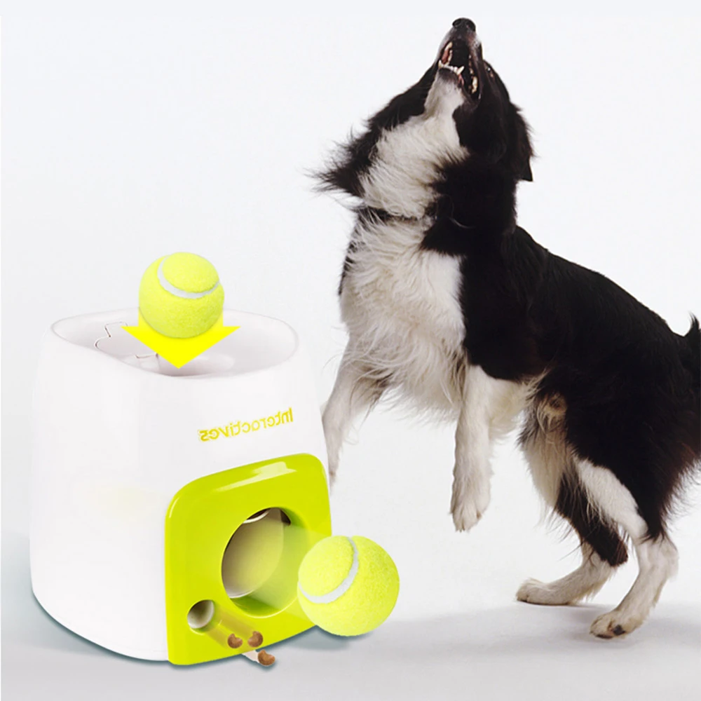 iFetchToo インターアクティブ ボールランチャー犬用 +標準テニスボール