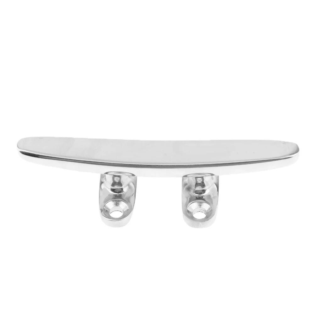Stainless Steel 316 Boat Dock Deck Marine Yacht Line Rope Cleat 4 Inch