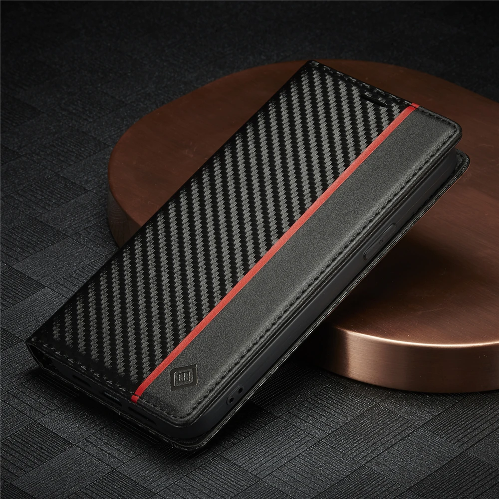 iphone 13 pro phone case Leather Flip Phone Case For iPhone 12 11 13 Pro Max Mini 8 7 Plus Carbon Fiber Man Cover Wallet Cards Stand XR XS XS Max SE 2020 apple 13 pro max case