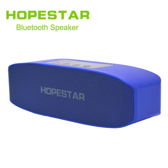 HOPESTAR H11 Bluetooth Колонка HiFi беспроводная звуковая панель с двумя басами стерео Поддержка USB TF AUX FM с зарядным устройством для телефона - Цвет: Blue without box