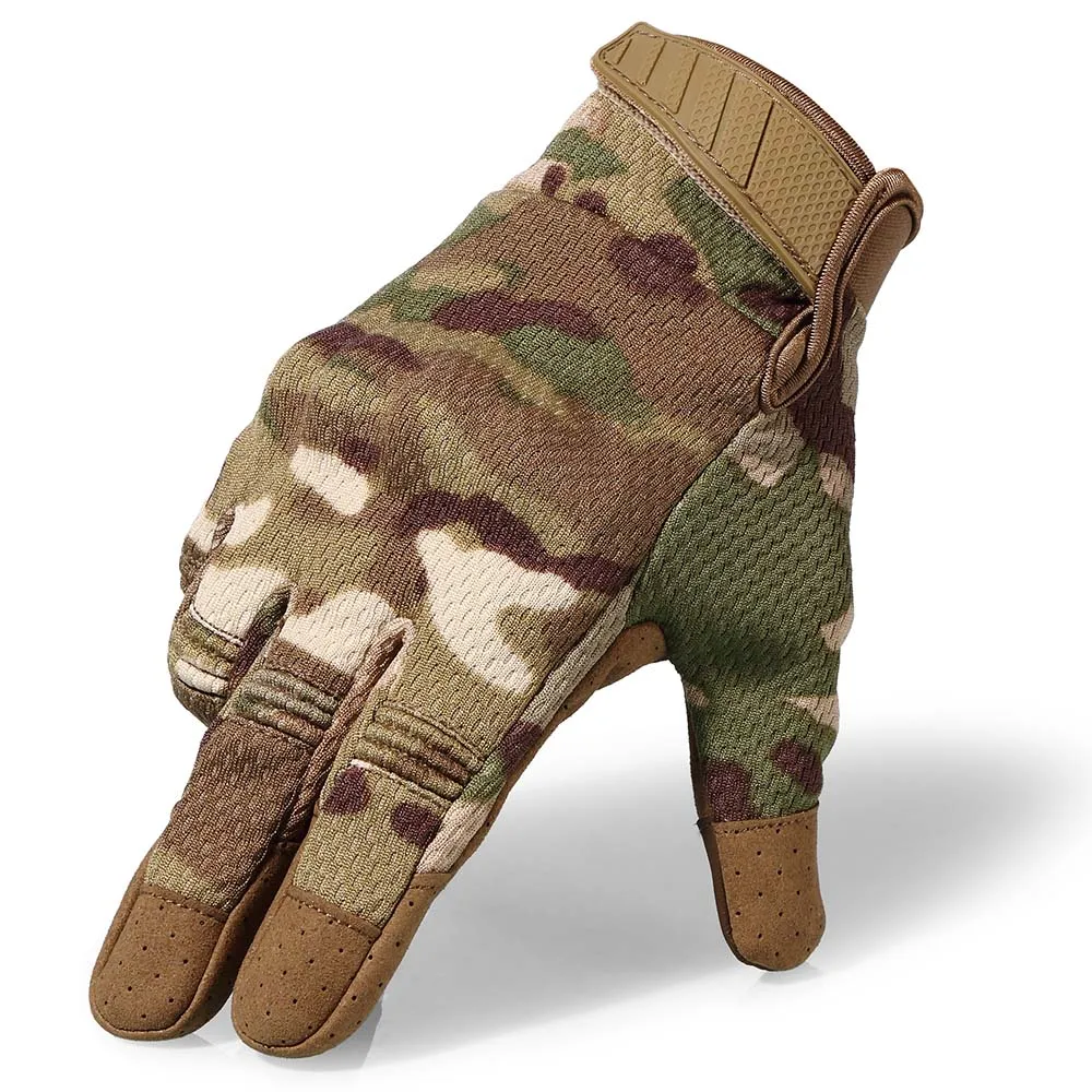 Multicam Camo тактические перчатки армейские военные Airsoft велосипедная Спортивная одежда для отдыха на открытом воздухе Велоспорт съемки Пейнтбол Охотничьи полный палец перчатки - Цвет: CP