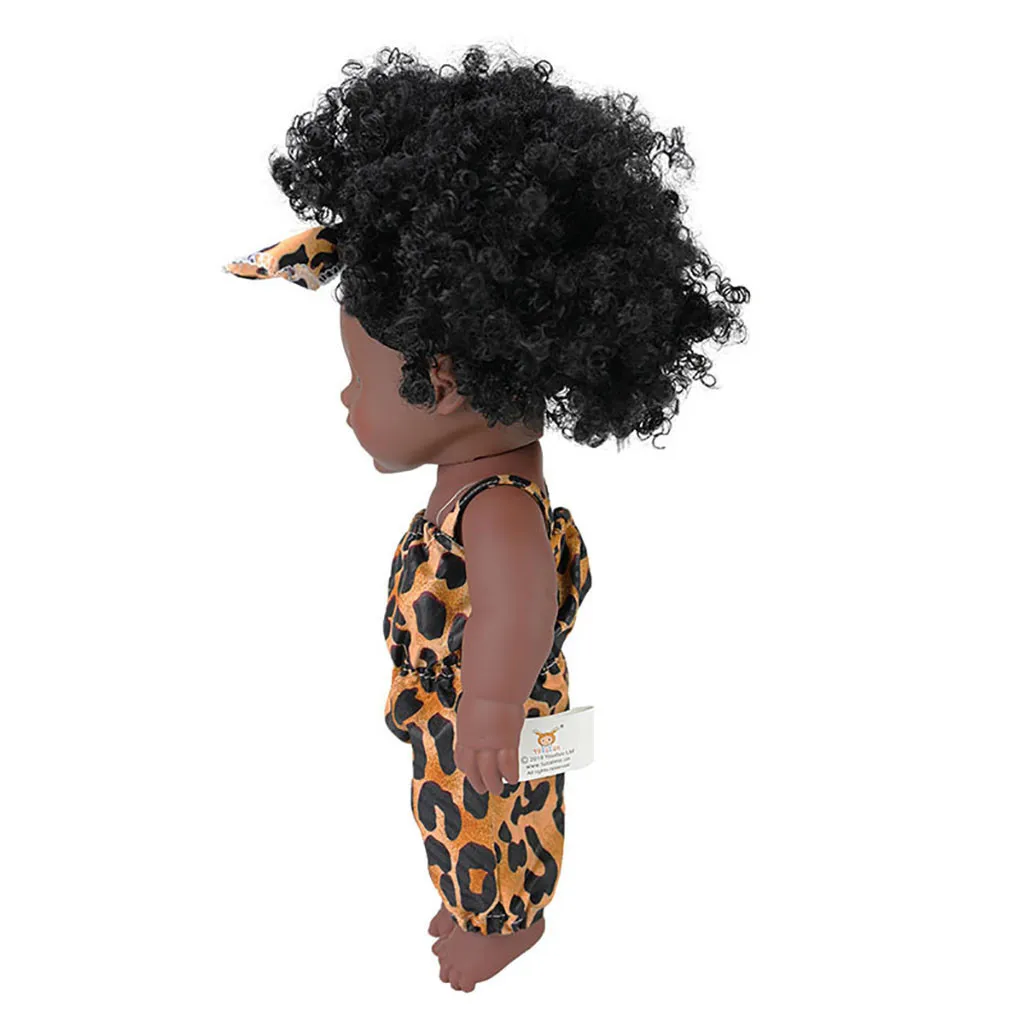 30 см африканские куклы черные ручной работы силиконовые восхитительные реалистичные Младенцы Reborn Baby Doll Одежда повязка для волос подарки для девочек