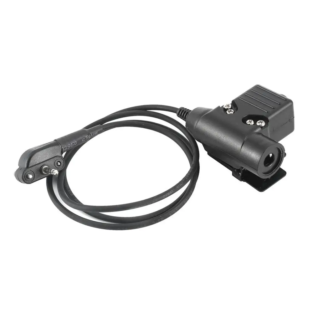 Портативный разъем для наушников U94 для VX-231 VX150 VX-160 Interphone черный портативный динамик/микрофон Микрофон PTT