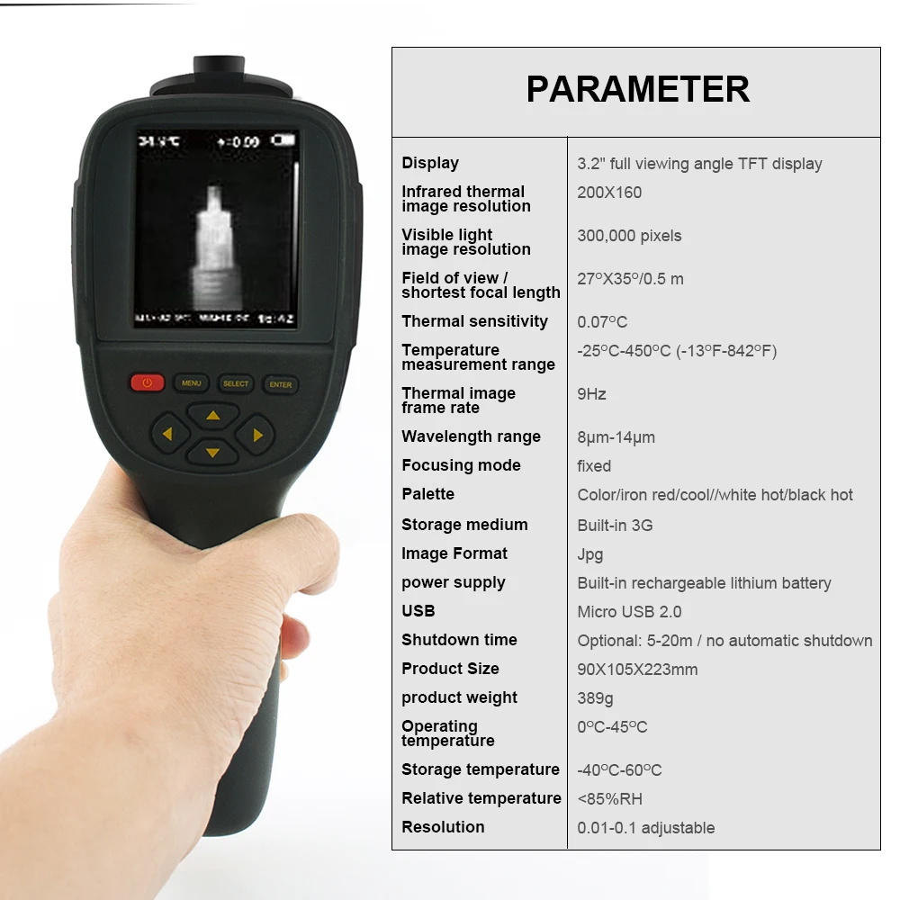 Ручной тепловизор SG-ST9450 220*160 портативный тепловизор для полей медицинского лечения, пожаротушения, archaology