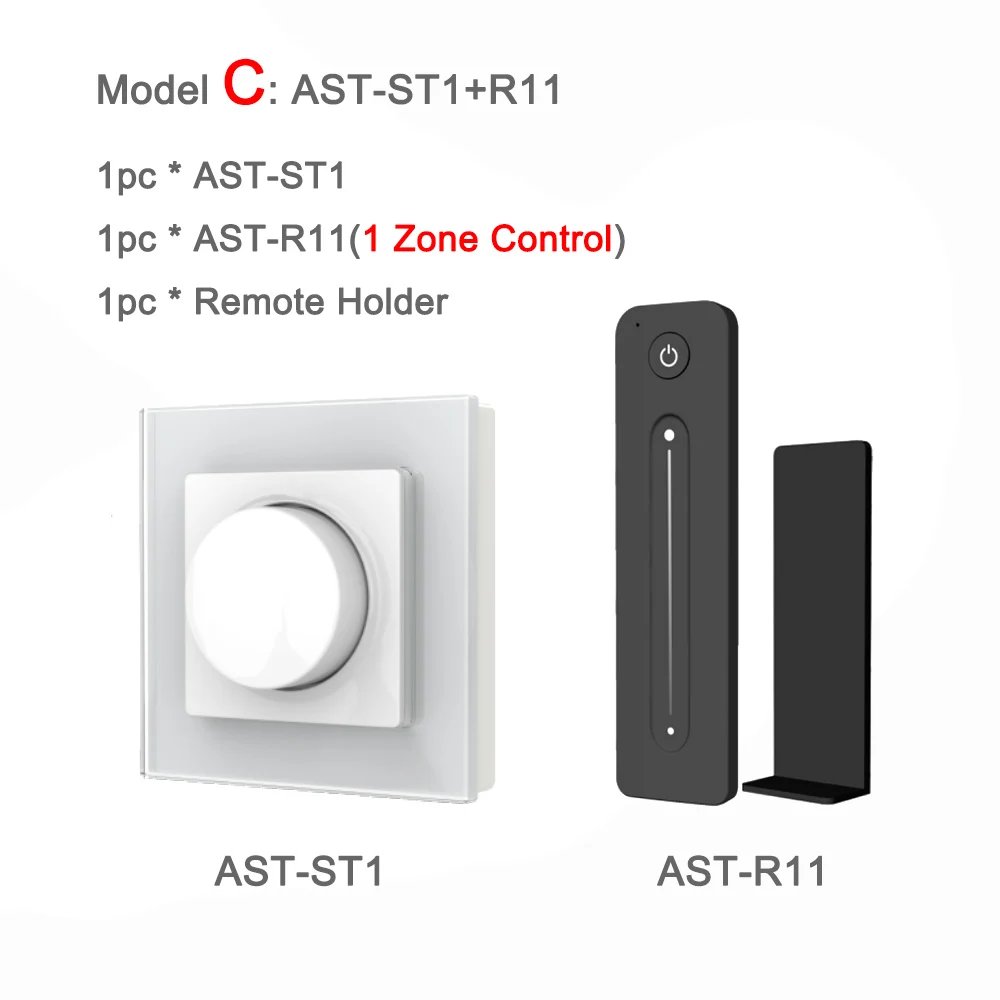 220V светодиодный диммер Triac 230V 110V AC Беспроводной RF 2,4G пульт дистанционного управления с регулируемой яркостью ручка выключатель света Умный wifi-контроллер диммер для Светодиодный ламп - Цвет: Model C