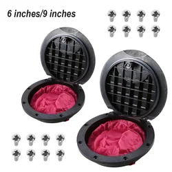 6 Inches / 9 Inches Sport Kayak Storage Case Round Abs Airtight Hatch Kayak Accessories with Storage Bag for Fishing Kayak