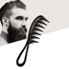 Barber Men Oil Comb Wide Tooth Shark Plastic Comb Hair Clipper Curling Salon Home Hairdressing Comb Massage Barber Stlying Tools 6