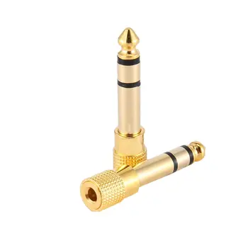 

Jack 6.5 6.35mm Male Plug to 3.5mm Female Connector Headphone Amplifier Audio Adapter Microphone Converter