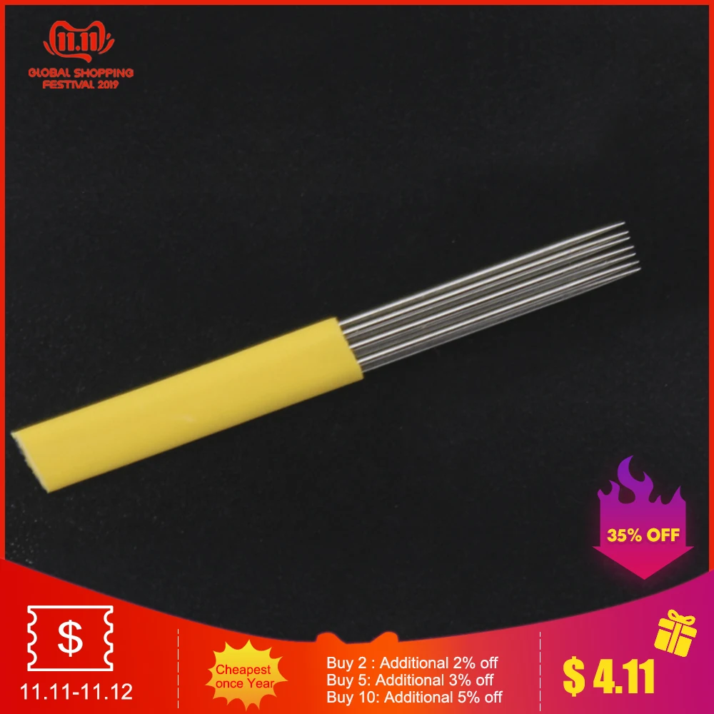 

Biomaser Mix Professional Microblading Shading Blade Tattoo Needles Microblading Needle Fog Eyebrow Needles 12CF/7M1/4R/9M1/15M1