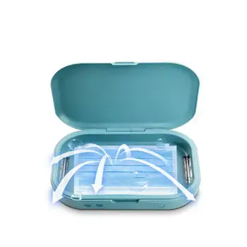 

Double Uv Disinfection Box Ultraviolet Disinfector For Phone Sterilizer Safety Hygiene Good Sealing Performance 1 Piece