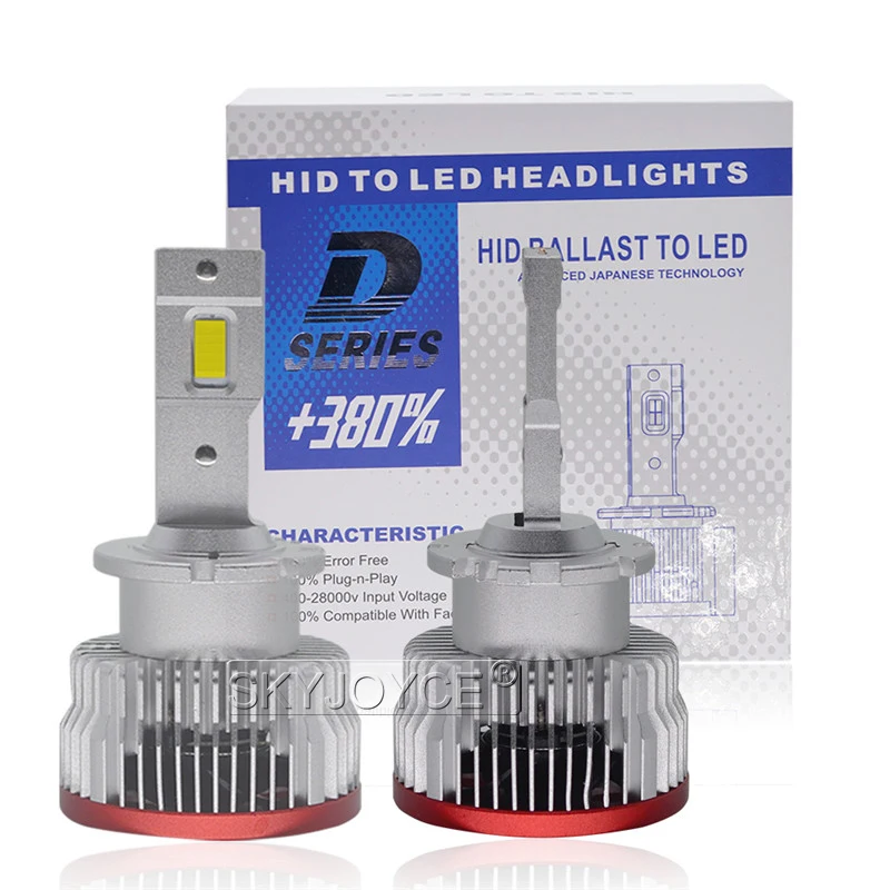 SKYJOYCE 2PCS D2S LED Car Lights D2R LED Canbus Headlight Bulb Lamp 70W 12000LM White LED to Replace HID Conversion Ballast Kit (4)