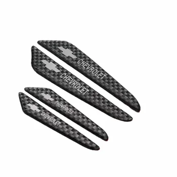 

4PCS Car styling Carbon fiber tape Door Side Edge Protective Sticker For Chevrolet Tahoe Cruze Z71 Aveo Camaro Captiva