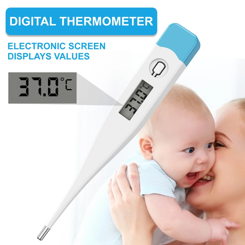 

Baby /Adults Oral Thermometer Armpit Underarm Body Temperature Measuring Device Children LCD Digital Thermometer Baby Care Tool