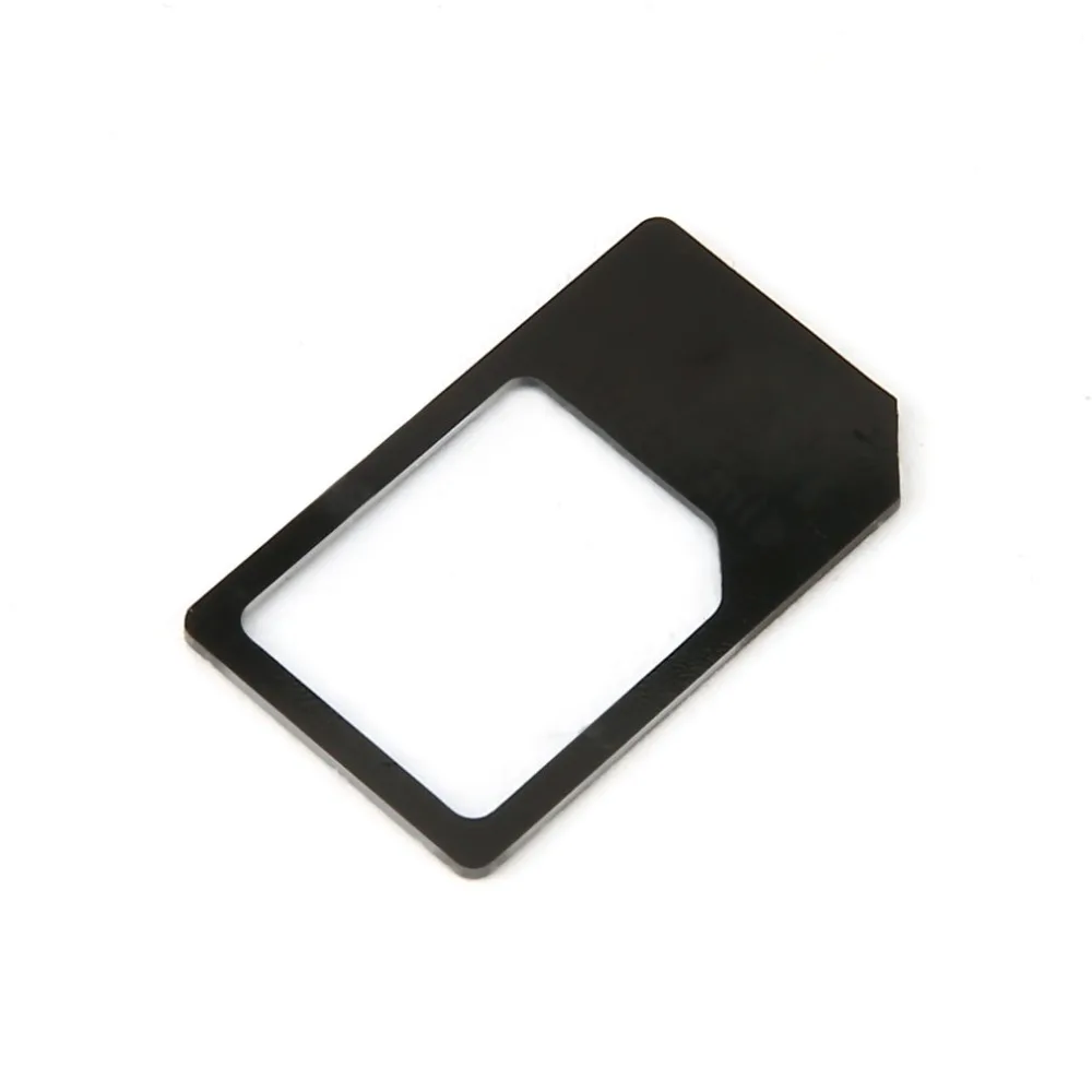 Черный 3 в 1 Nano Sim адаптер+ Micro Sim адаптер+ Nano к Micro адаптер с иглой для мобильных устройств