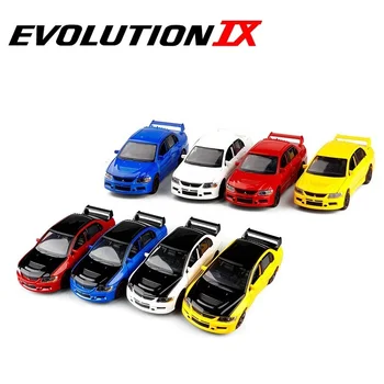 Hot sale High simulation LANCER EVOLUTION IX model,1:32 alloy slide car toy,6 open door toy car,wholesale 1