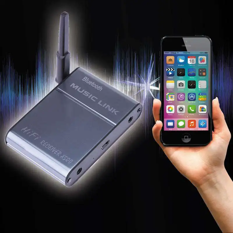 Беспроводной Bluetooth Динамик адаптер аудио музыка стерео приемник 20 м 2.4Gh Bluetooth приемник беспроводной Музыка ссылка для автомобиля ПК Spx500