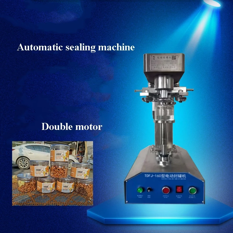 

automatic cans sealing machine Electric Cans Capping Desktop Semi Automatic can seamer Tin Can Sealing Machine Cans Sealer