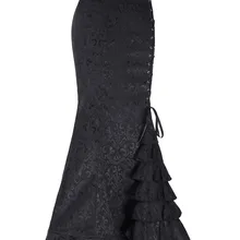 Женский Sell well/Longuette/жаккард Нью узор фасона «рыбий хвост»; модная юбка с поясом-корсетом