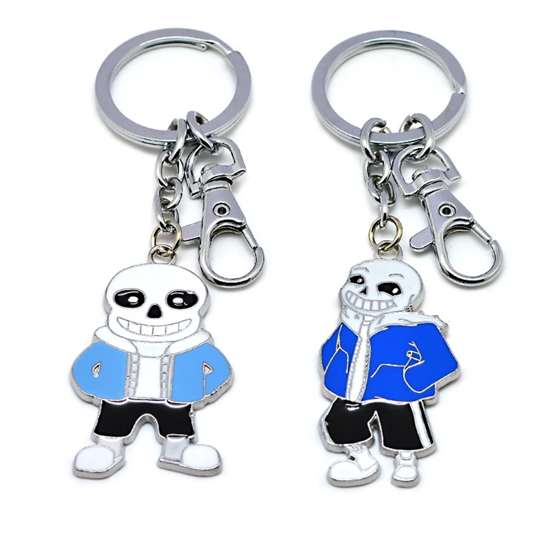 Классические аниме игры Undertale Sans аксессуары для косплея фризк ториель Папирус металлическая ий Брелок с подвеской брелок для ключей игрушки коллекция подарков