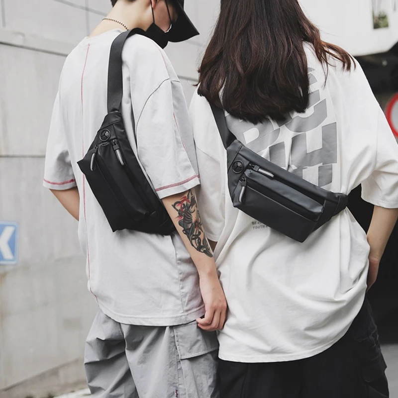 Riñonera impermeable de para hombre y mujer, bolso de cintura, cruzado, a la moda, - AliExpress