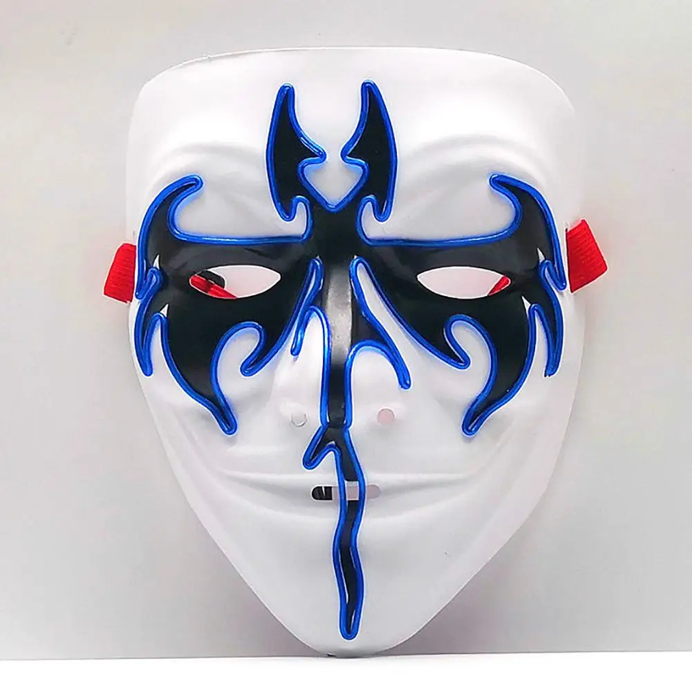 

Halloween cold face glow masks Light Mask LED Light Luminous Mask for Halloween Party Supplies Christmas