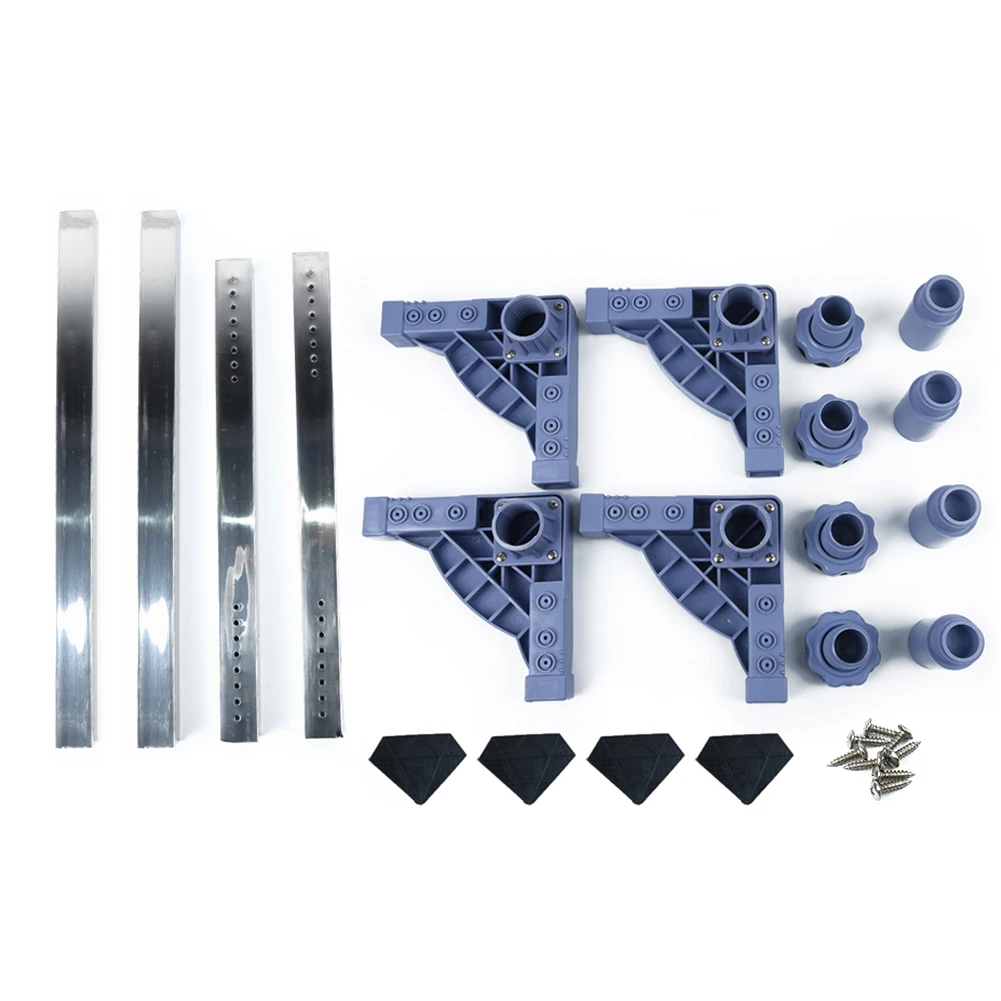 

ADJUSTABLE UNDERCARRIAGE BRACKET BASE STAND FOR WASHING/MACHINE REFRIGERATOR