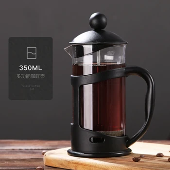 

High Quality Coffee Filter Set Glass Over Cone Dripper Reusable Coffee Filters with Cup Stand Macchina Caffe Coffeeware AB50CF
