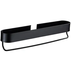 Wall Mounted Bath Towel Bar Holder Storage Rack Hanger For Bathroom Accessories Kitchen Shelves Basket Sets