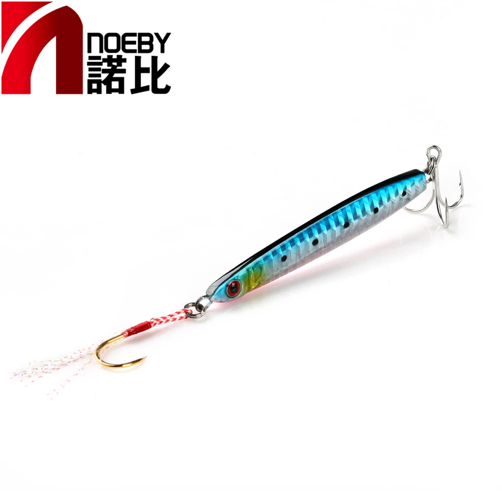 

NOEBY NBL1004N fishing lure slow jigging lead jig 85mm/85mm 3D eyes fishing gear Tackle for fishing leurre peche decoys