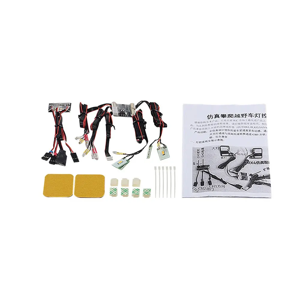 

Trx4 Led Light System Front & Rear Lamp Group For 1/10 Rc Car Traxxas Trx-4 Rc Crawler 82046-4 Professional