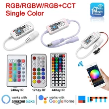 Magic Home 5V RGB Wifi Controller 24V RGBW Bluetooth RGB+CCT Pixel LED controller 12V For WS2812B WS2811 5050 3528 led strip