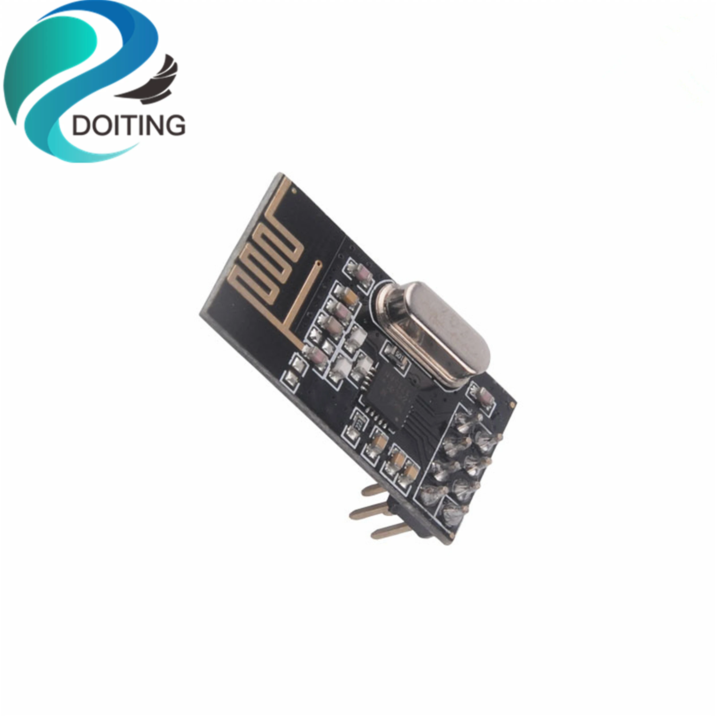 DOITING XH-NF-01 Wifi Module 2.4G Wireless Module 100mW Power SPI Interface IoT Module Direct Insertion Built-In Antenna