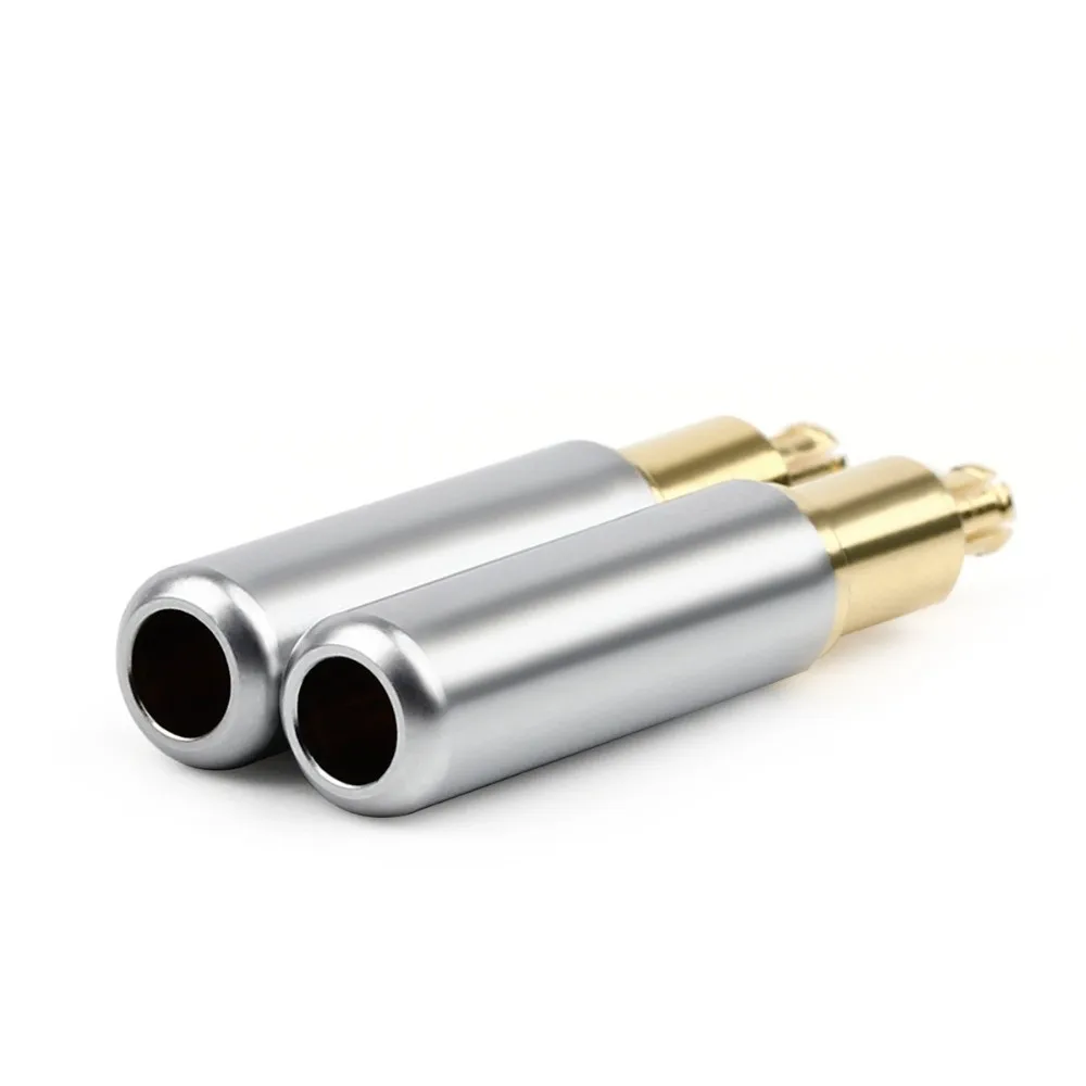 2pair Earphone MMCX Male Pin Adapter For ESW750 770H 990H MSR7B A2DC ADX5000 Hifi Headphone Plug Beryllium Copper Jack