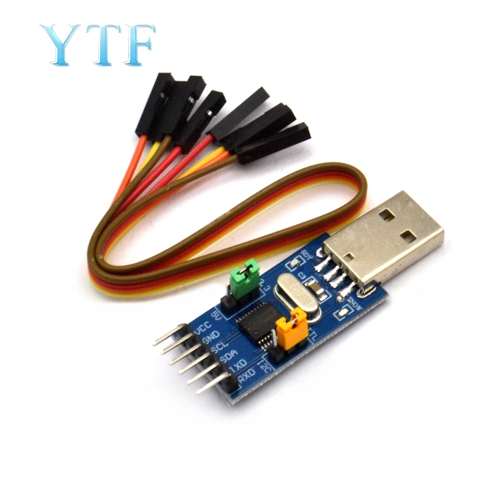 CH341T комбинированный модуль USB к IEC IIC UART ttl одночиповый серийный