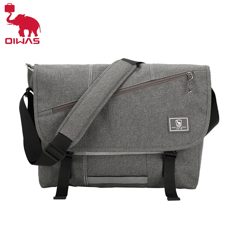 

OIWAS Messenger Bag Satchel Leisure Canvas 15 Inch Laptop Shoulder Briefcase Pack Crossbody Bags for Men Women Teens