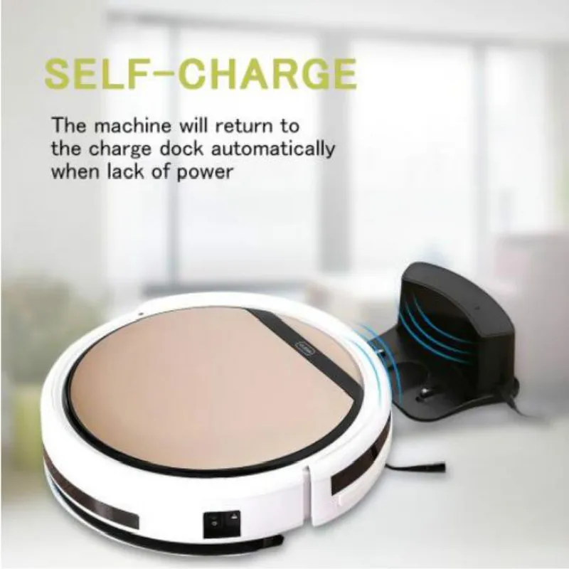 Smart Robot Vacuum Cleaner Wet and Dry Clean MOP Water Tank HEPA FilterCiff SensorROBOT ASPIRADOR